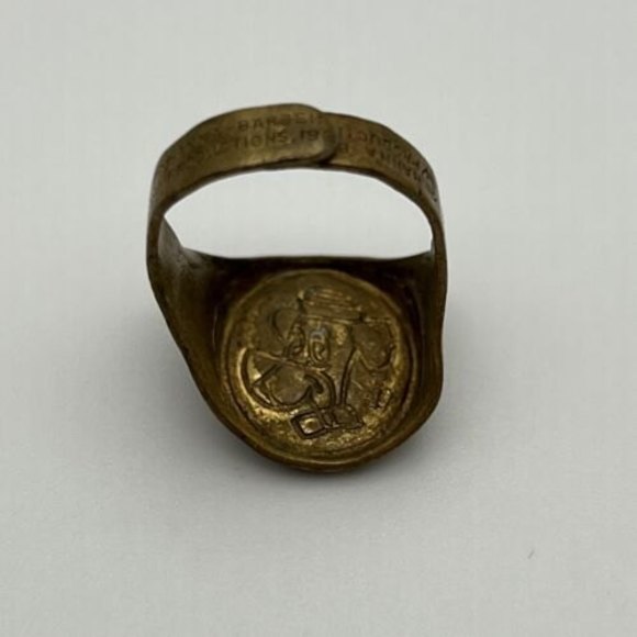 Vintage Huck Hound Club Hanna Barbara Ring 1961 Huckleberry Cereal Prize - Picture 9 of 9